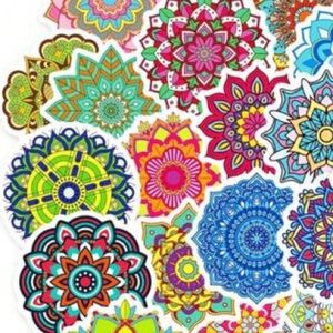 New Colorful Mandala Stickers Set of 20 FREE with any closet purchase!
